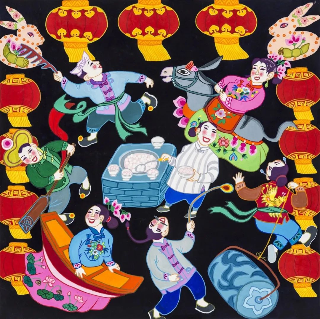 金龙贺岁辛集农民画中品年味,感受传统年俗文化,领略非物质文化遗产之魅力