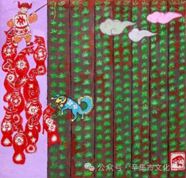 农民画作品赏析,感受辛集特色文化,领略非物质文化遗产之魅力(二)