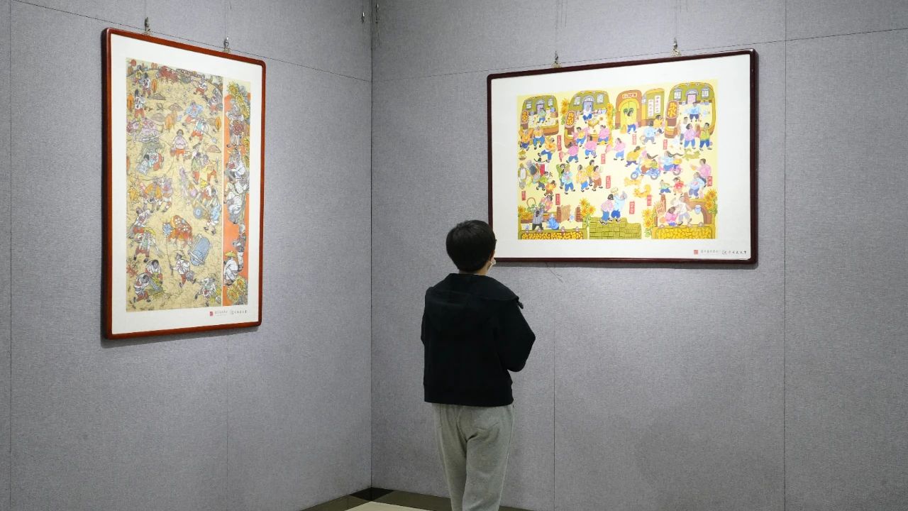 “全民国家安全教育 走深走实十周年”主题书画展在辛集市新时代文明实践中心正式展出